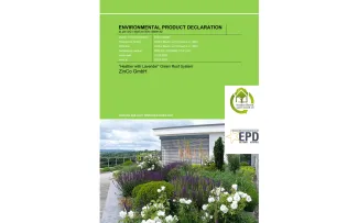 EPD für das Dachbegrünungssystem „Lavendelheide“