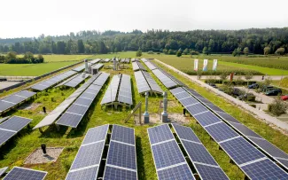 Gründach mit Solar