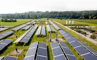 Dachbegrünung und Solar 