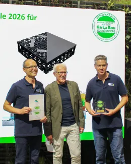 Gewinner der GaLaBau-Innovationsmedaille 2026