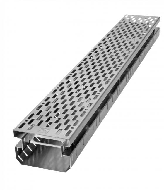 Fassaden- und Terrassenrinne FTR 75/100-A Fassaden- und Terrassenrinne FTR 75/100-A